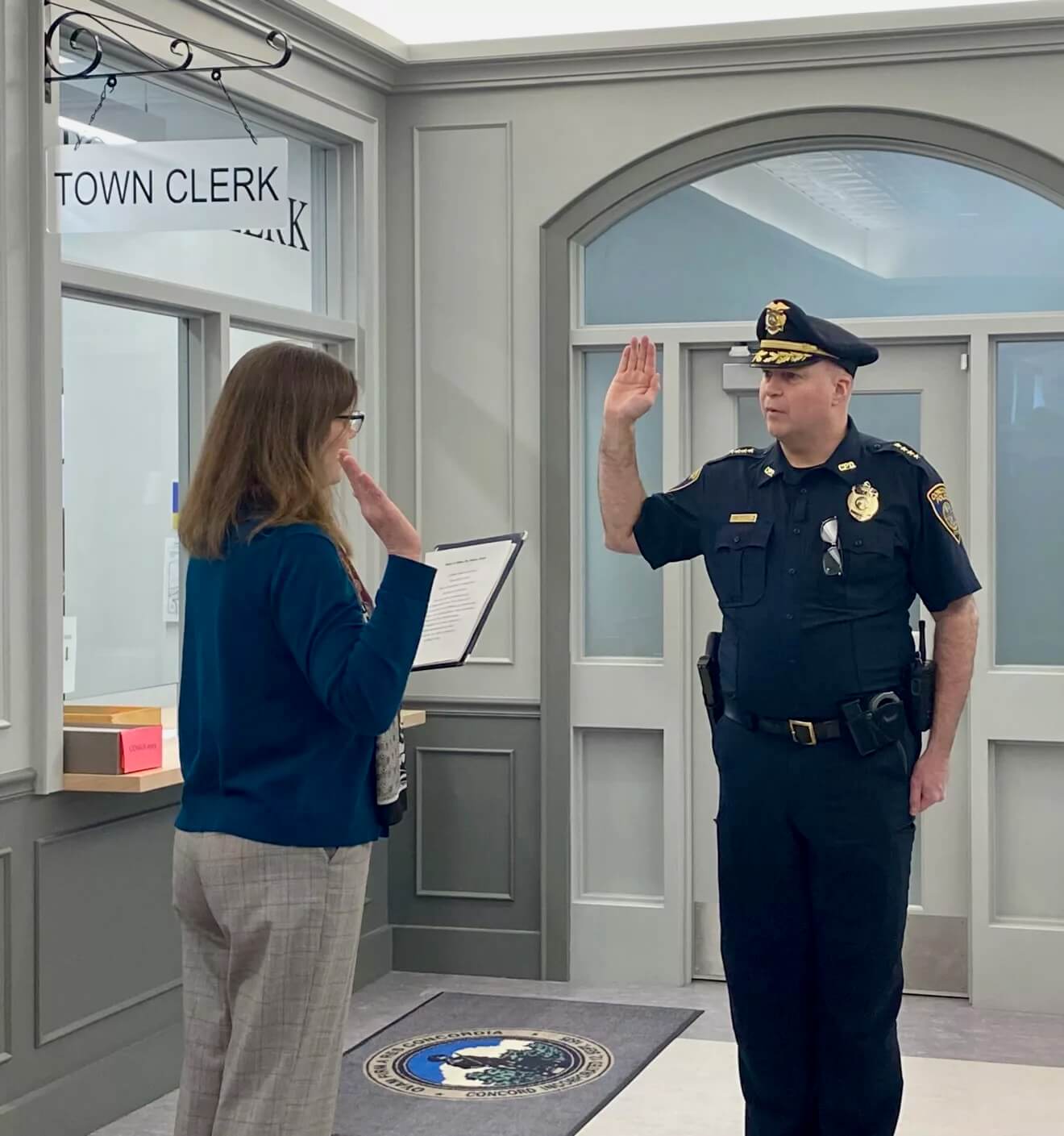 Mulcahy sworn in as Concord police chief
