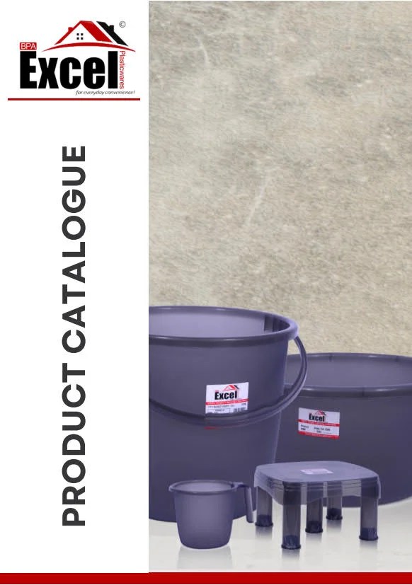 Excel Plastic Excel Plasticware Household Catalog PDF