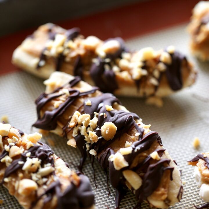 Healthy Frozen Banana Snickers The Conscientious Eater