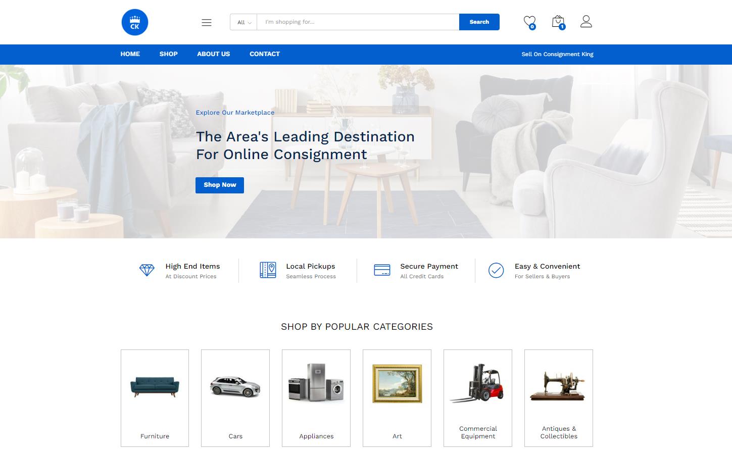 Sell Furniture, Art, Appliances, Cars Consignment King Connecticut