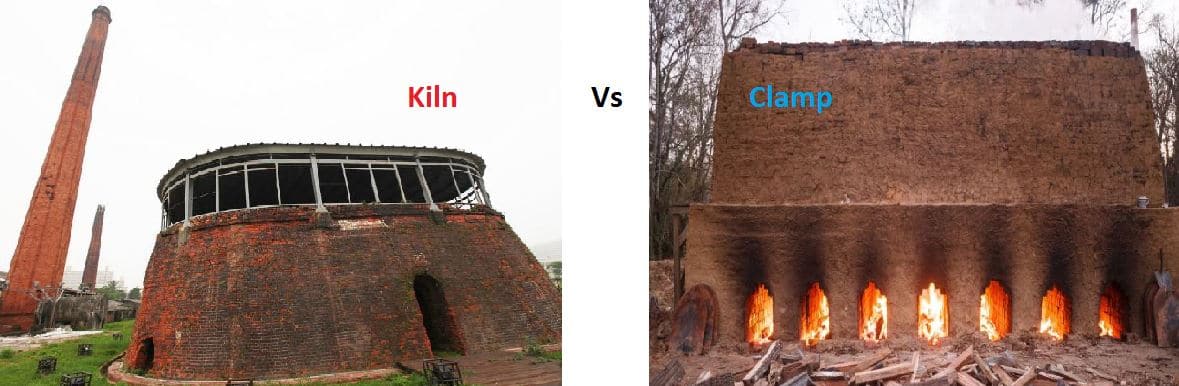 Kiln Burning Vs Clamp Burning Of Bricks