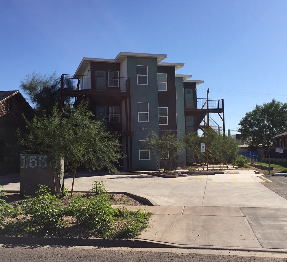 The Container Apartments on Pierce