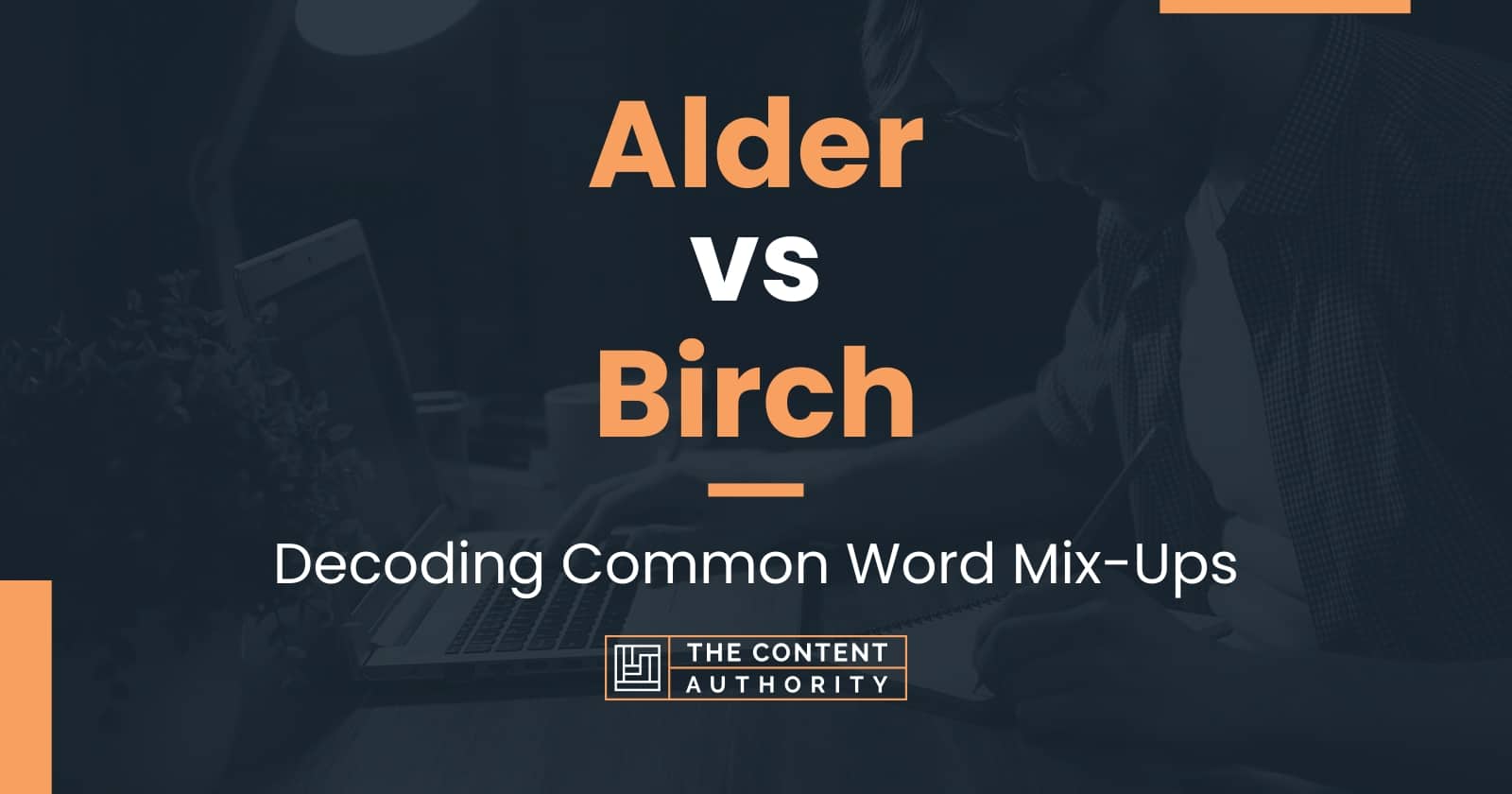 Alder vs Birch Decoding Common Word MixUps
