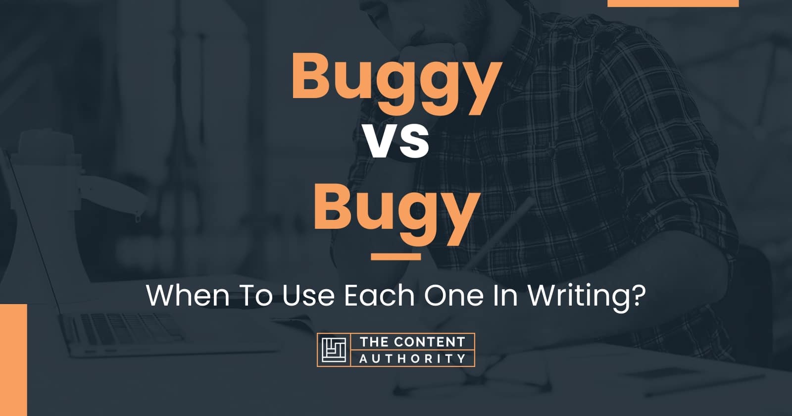 Buggy vs Bugy When To Use Each One In Writing?