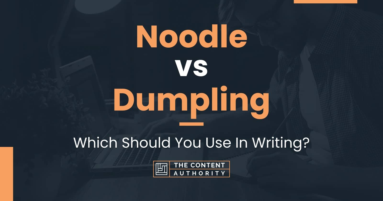 Noodle vs Dumpling Which Should You Use In Writing?