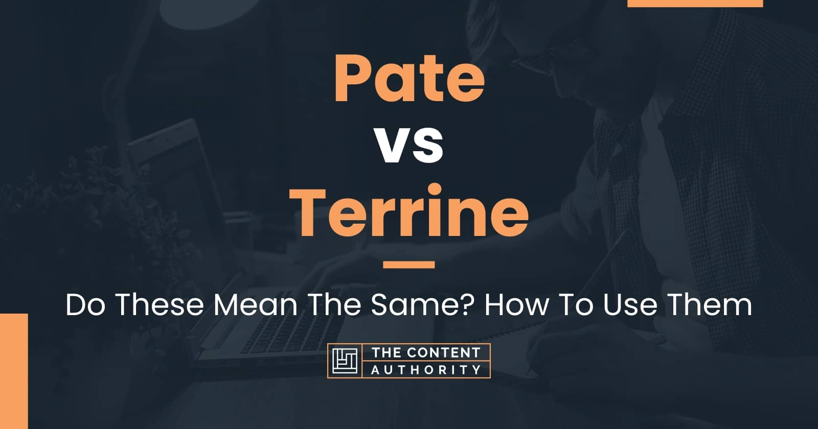 Pate vs Terrine Do These Mean The Same? How To Use Them