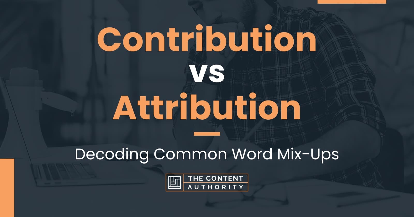 Contribution vs Attribution Decoding Common Word MixUps