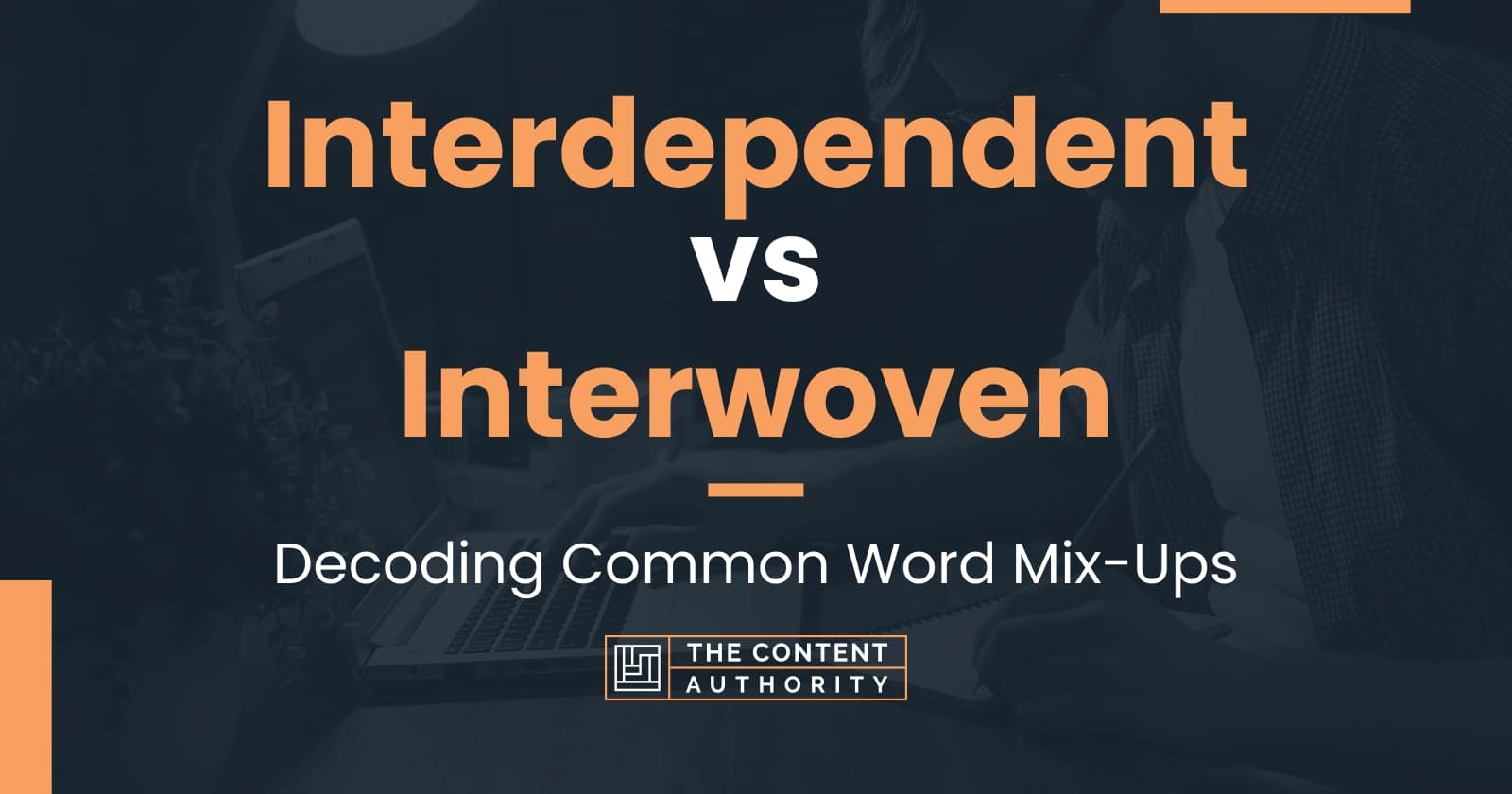 Interdependent vs Interwoven Decoding Common Word MixUps