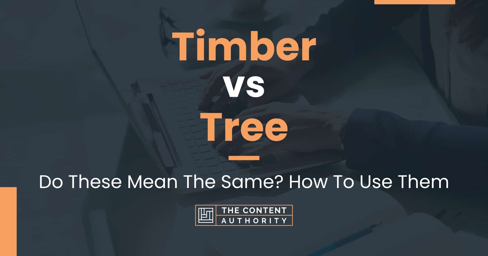 Timber vs Tree Do These Mean The Same? How To Use Them