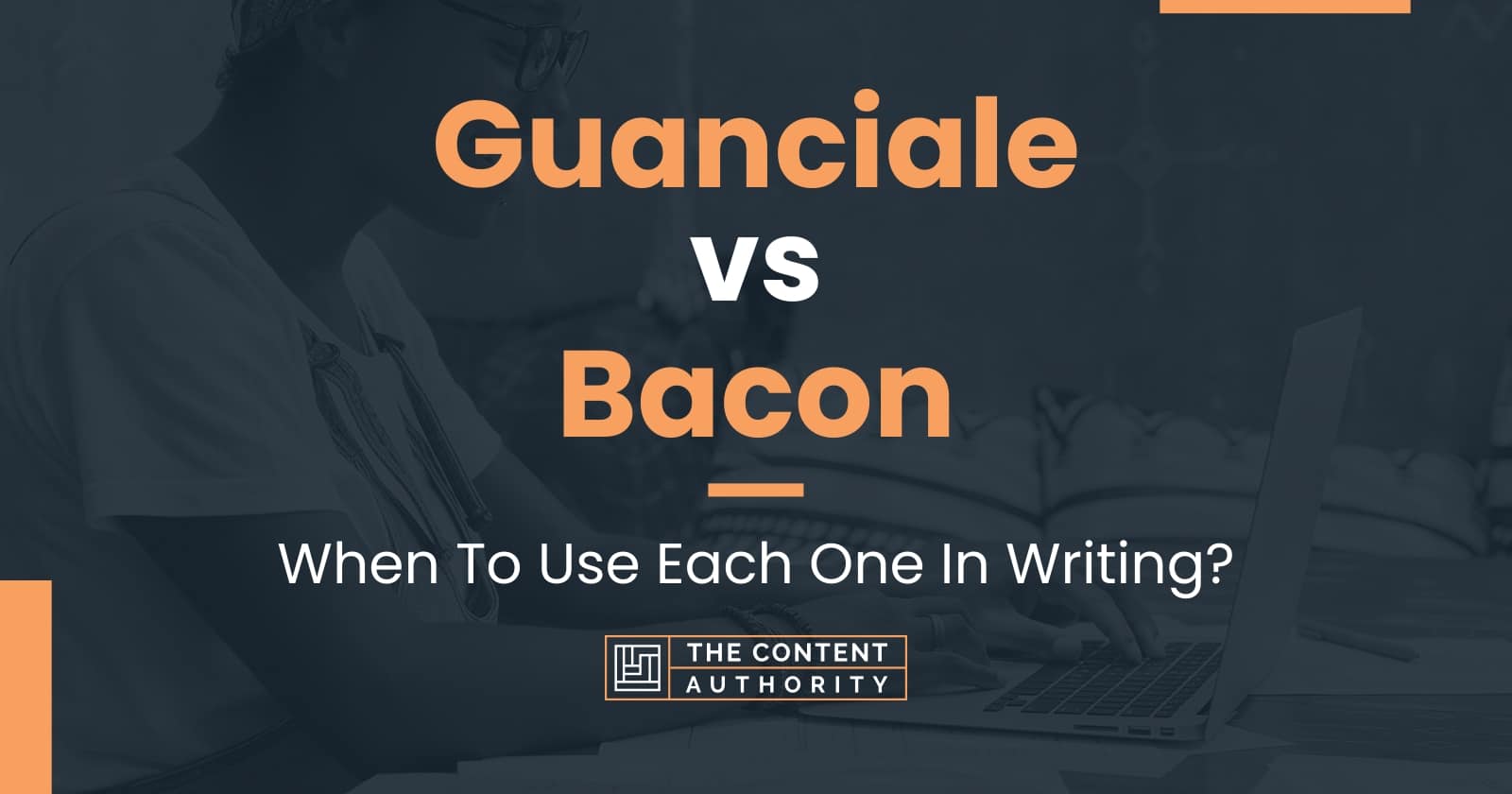 Guanciale vs Bacon When To Use Each One In Writing?