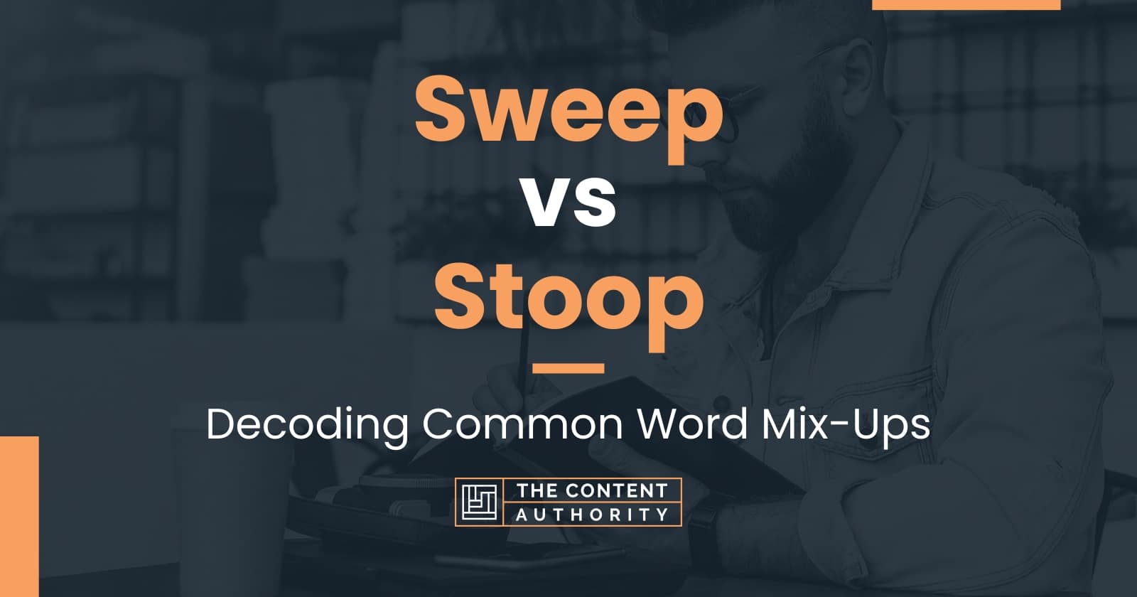 Sweep vs Stoop Decoding Common Word MixUps