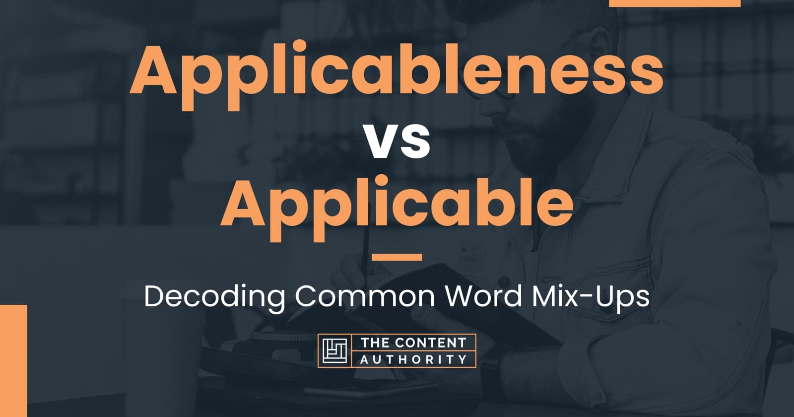 Applicableness vs Applicable Decoding Common Word MixUps