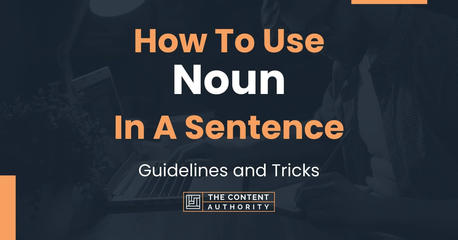 How To Use "Noun" In A Sentence Guidelines and Tricks