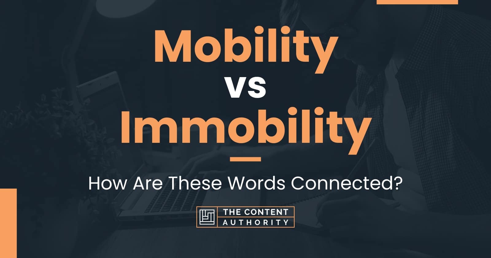 Mobility vs Immobility How Are These Words Connected?