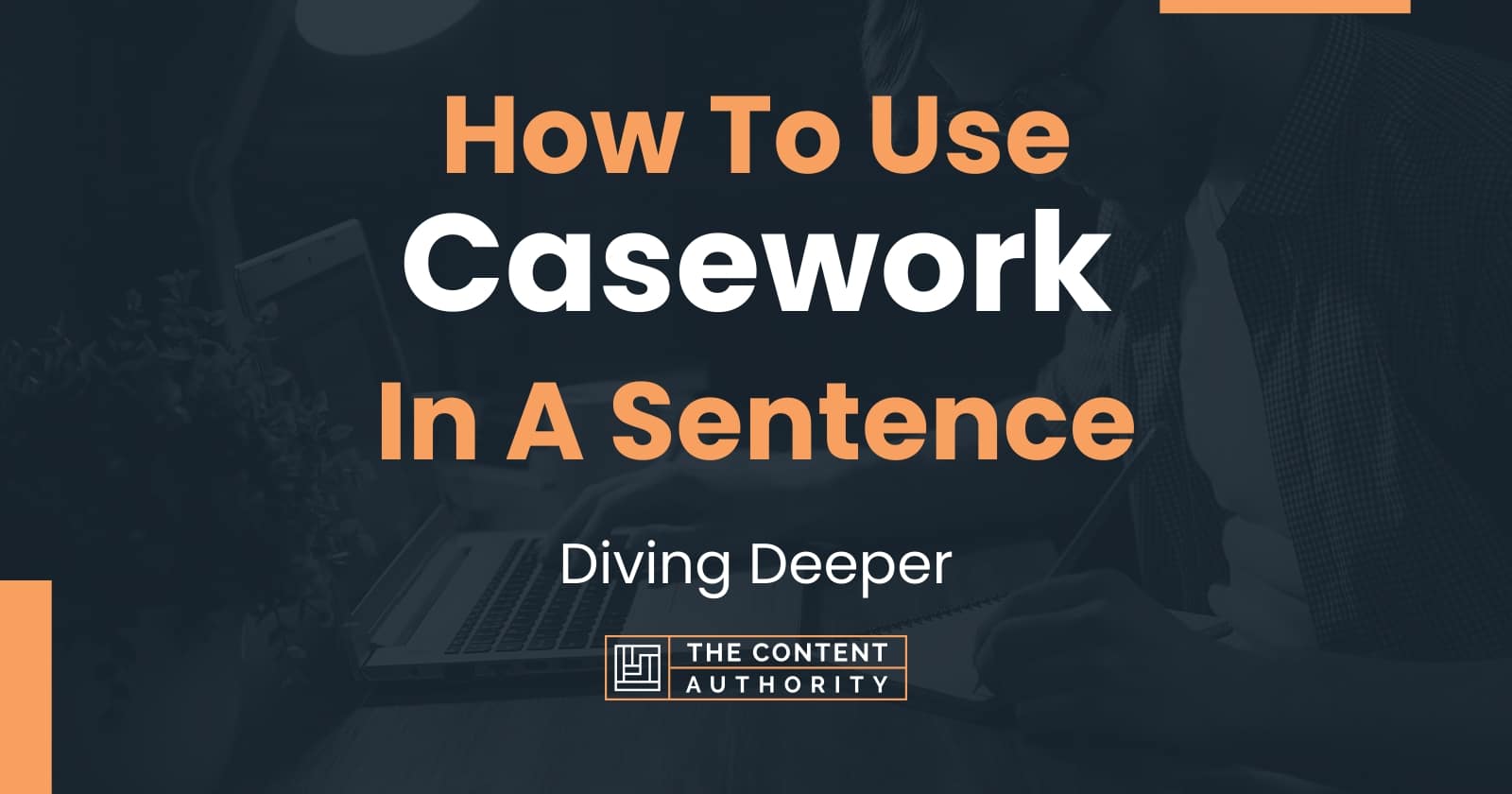 How To Use "Casework" In A Sentence Diving Deeper