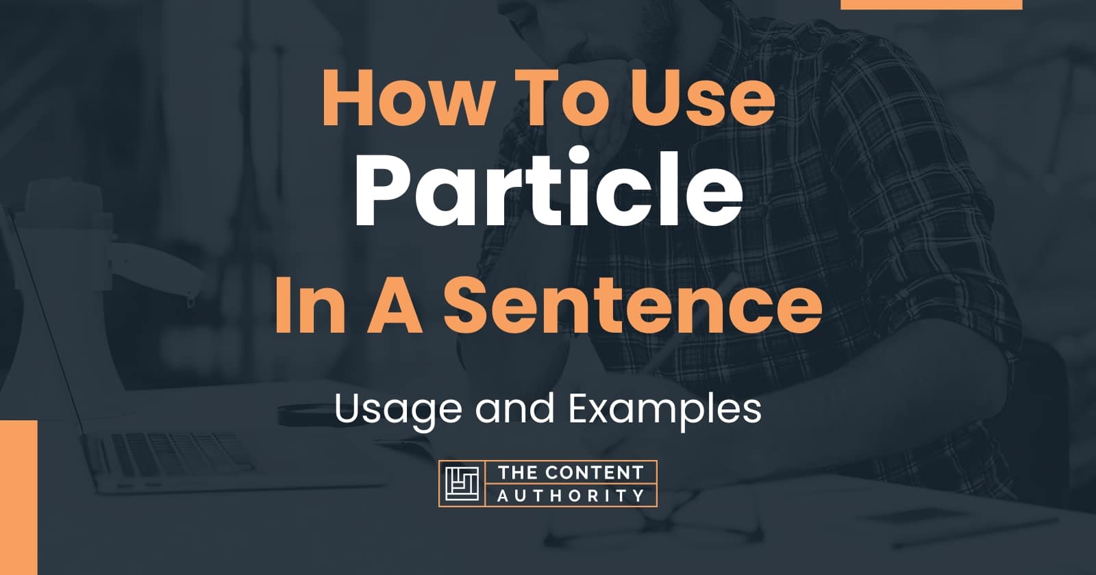 How To Use "Particle" In A Sentence Usage and Examples