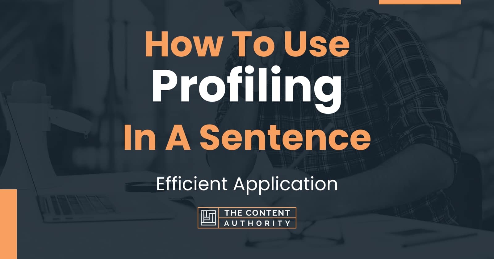 How To Use "Profiling" In A Sentence Efficient Application