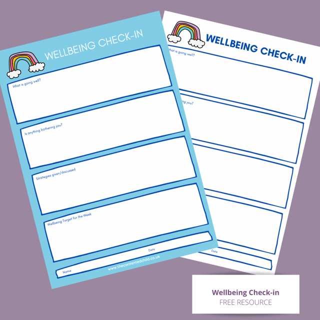 Wellbeing CheckIn Activity The Contented Child