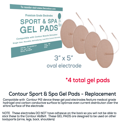 Sport & Spa Gel Pads for Contour GEL PADS for Contour Core Sculpting