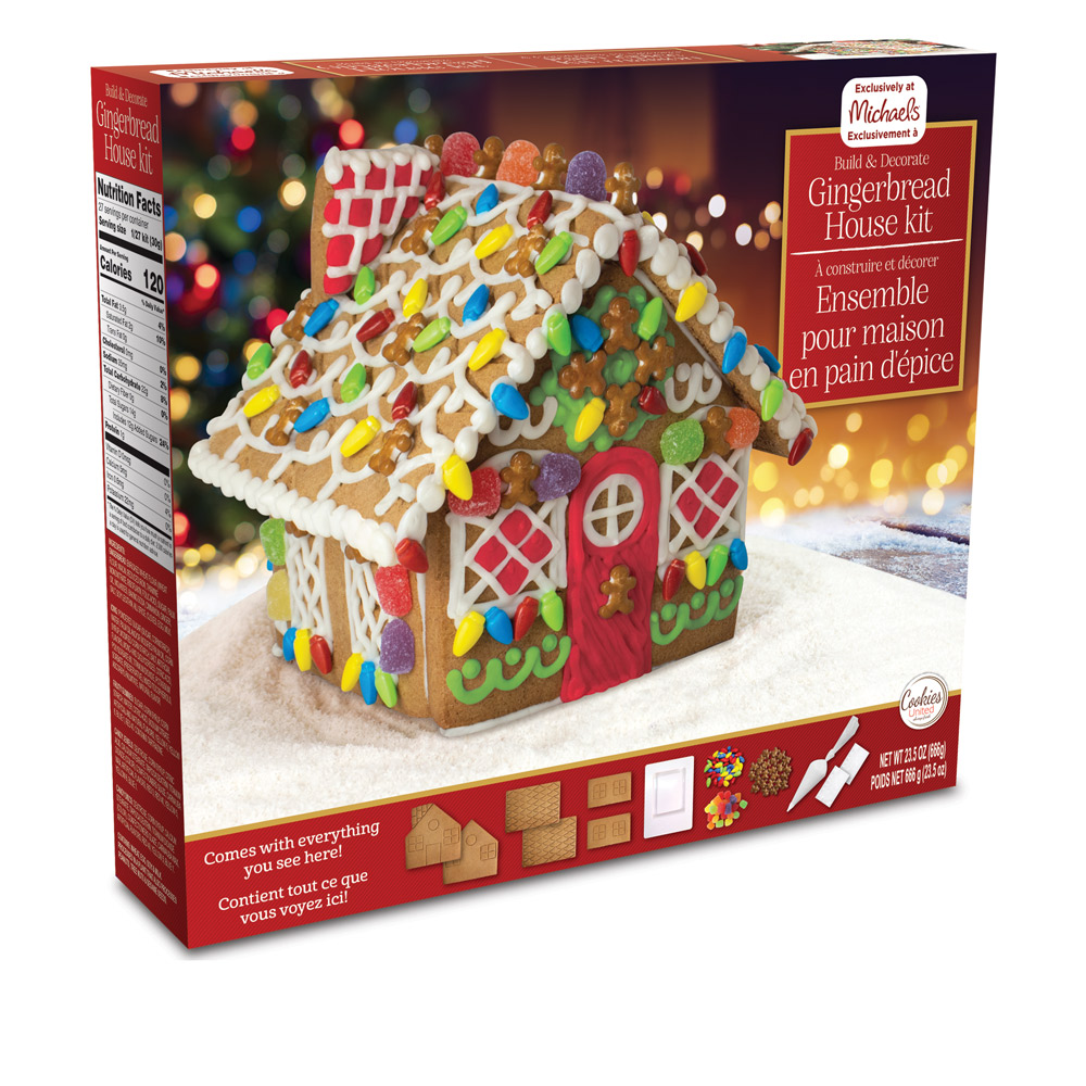 Gingerbread House Kit Variety Pack Elf, Godiva Village, Minions