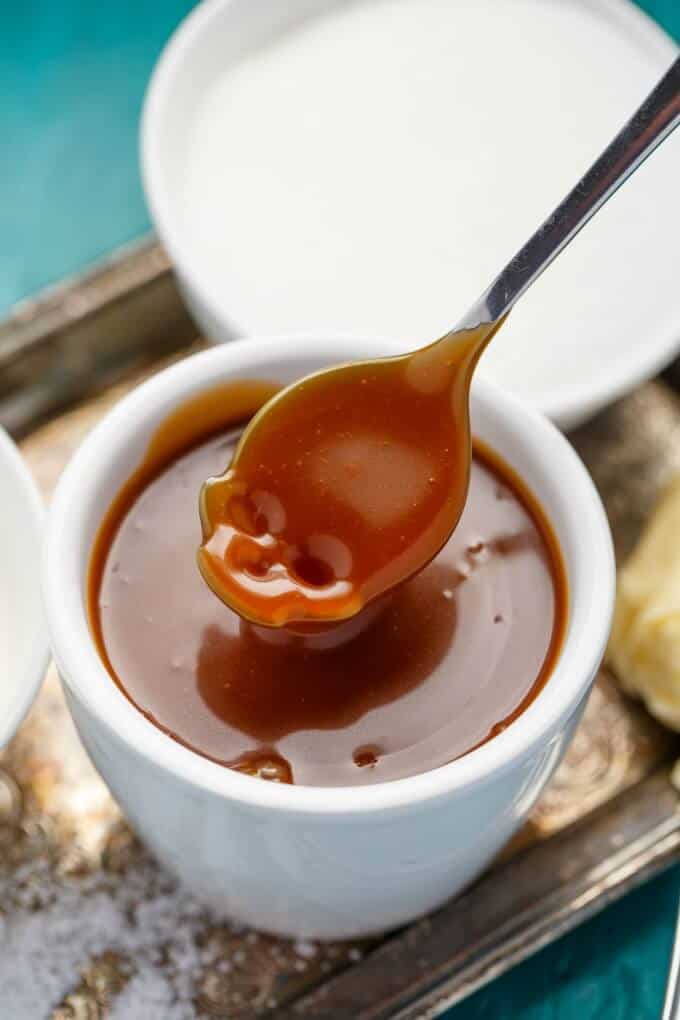 Dry Method Caramel Sauce HowTo Tutorial The Cookie Writer