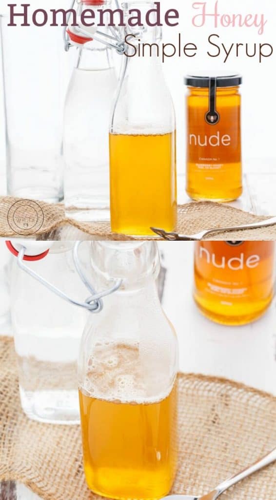 Homemade Honey Simple Syrup The Cookie Writer