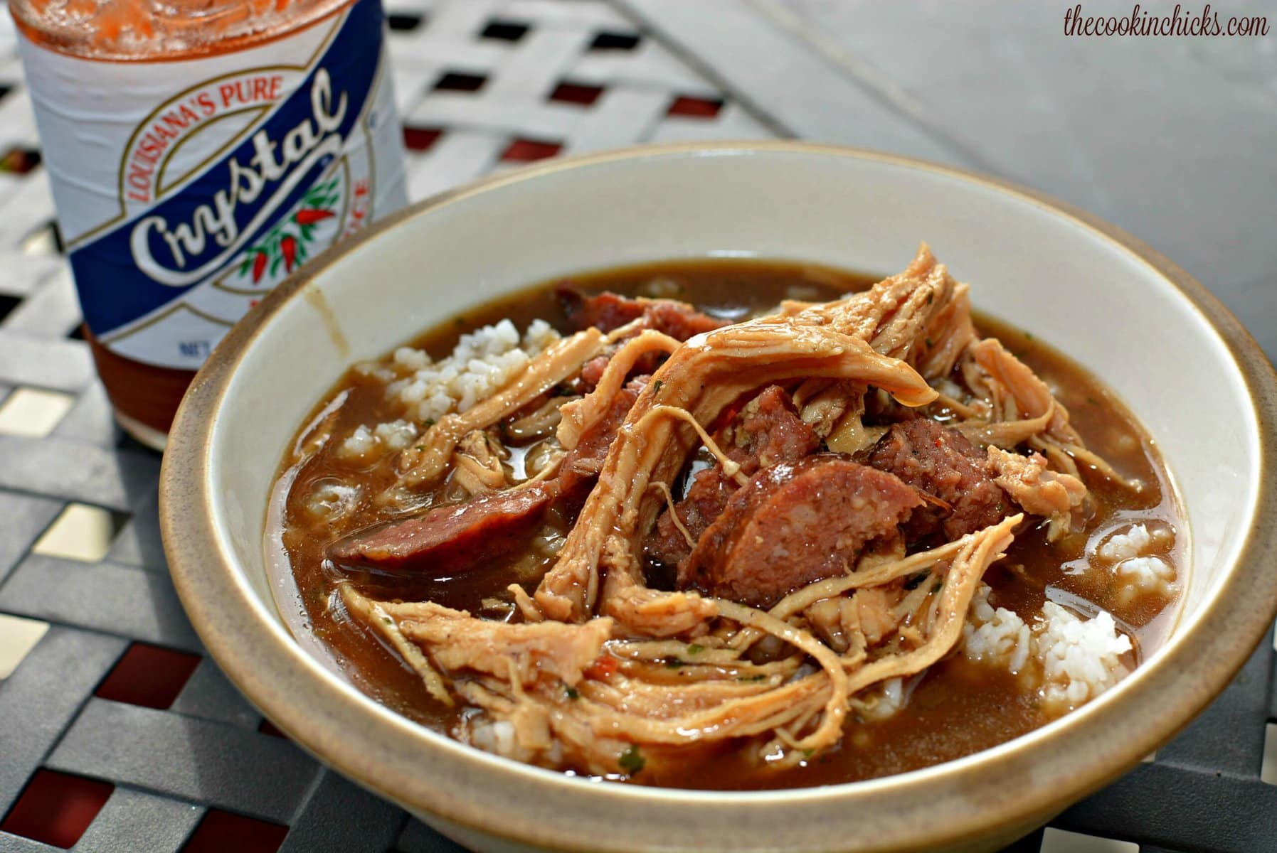 Chicken and Sausage Gumbo The Cookin Chicks