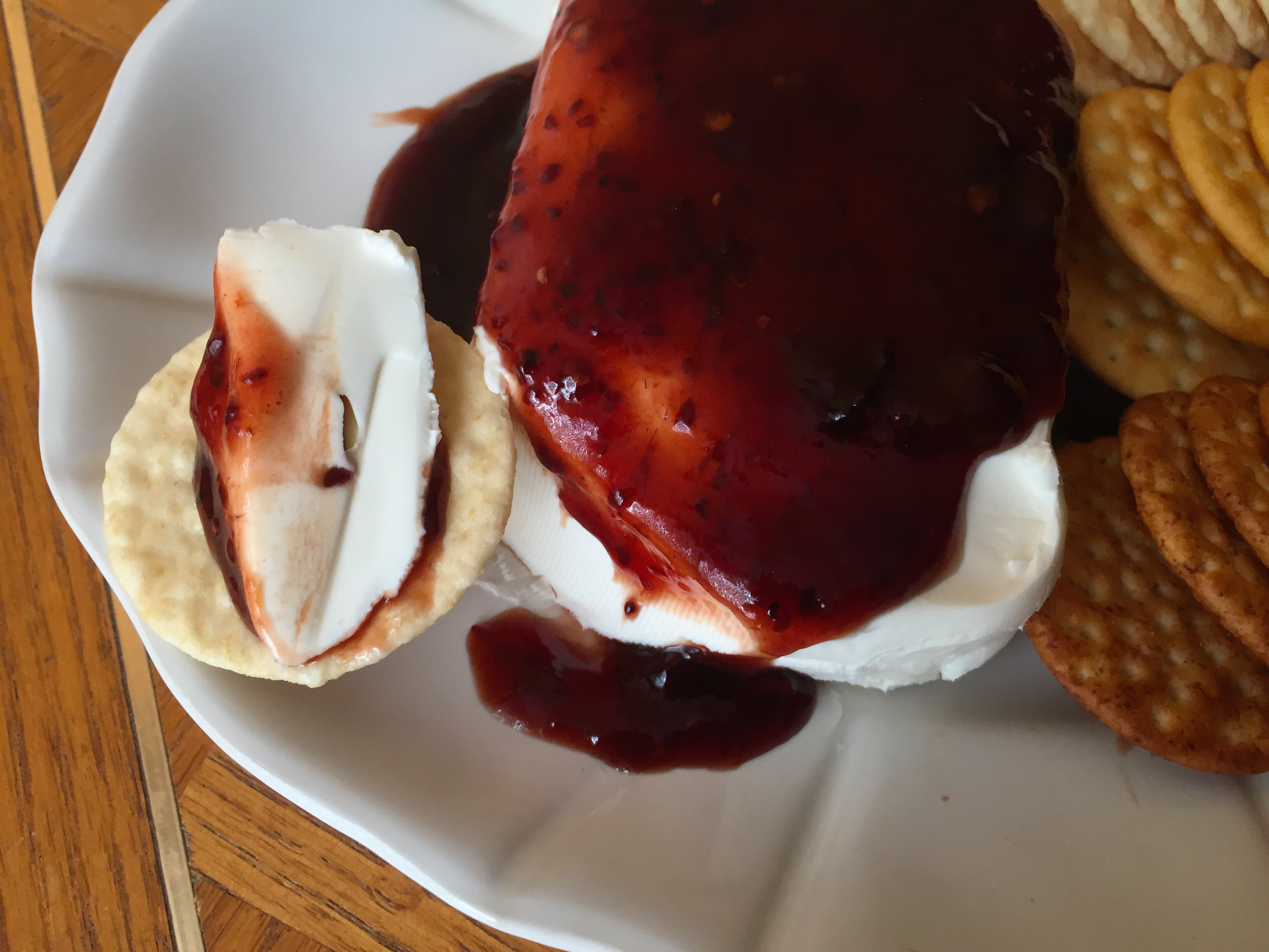 RaspberryChipotle Cream Cheese Dip