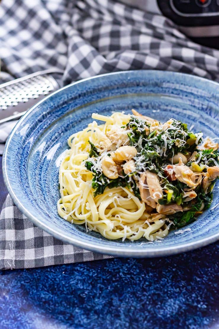 Pressure Cooker Chicken Casserole with Kale & White Beans • The Cook Report