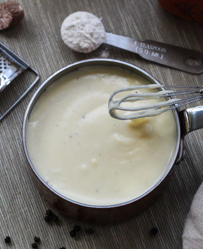 Kitchen Basics A Simple Bechamel Sauce {White Sauce} Recipe