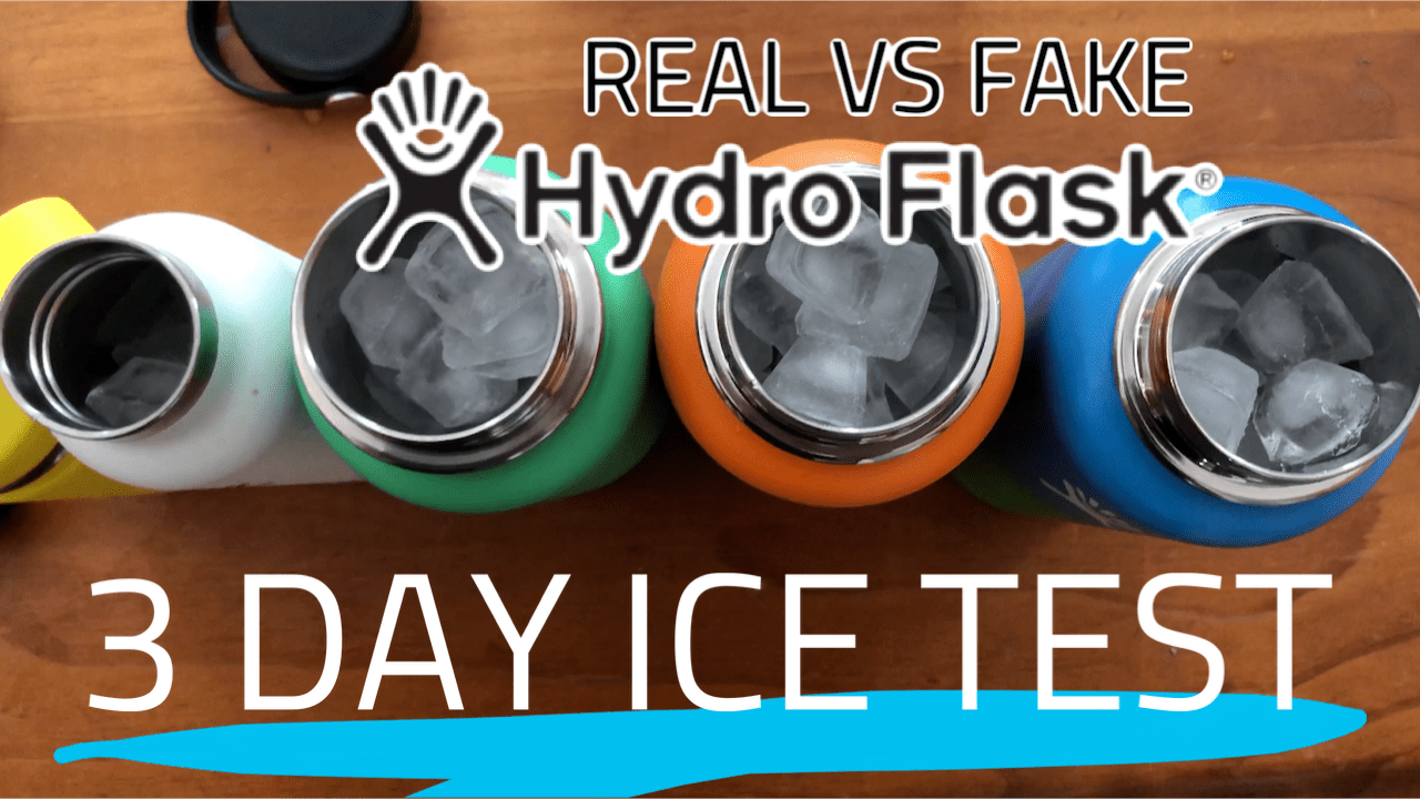 Video Real vs Fake Hydro Flask 3 Day Ice Test Which Holds Ice Better? The Cooler Box