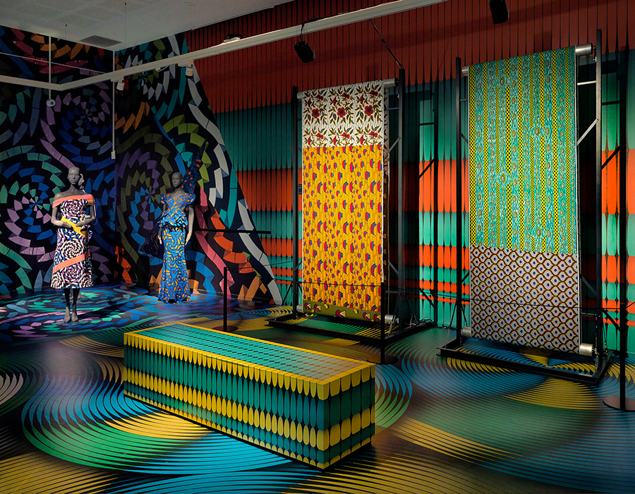 Vlisco’s Fabric Exhibition at Museum Helmond, The Netherlands The