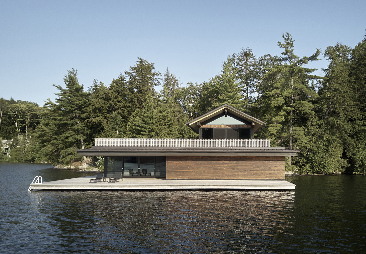 Metrick Cottage and Boathouse, Lake Joseph, Ontario, Canada The Cool