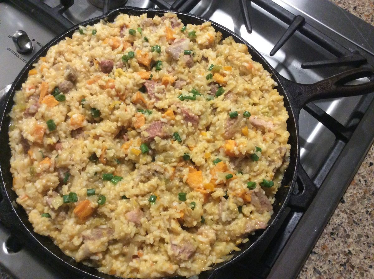 Food & Wine Pairings Harvest Sweet Potato Jambalaya and Louis Jadot