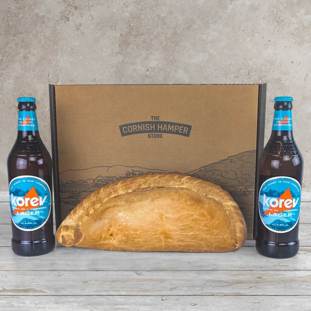 Giant Pasty & Beer Hamper The Cornish Hamper Store