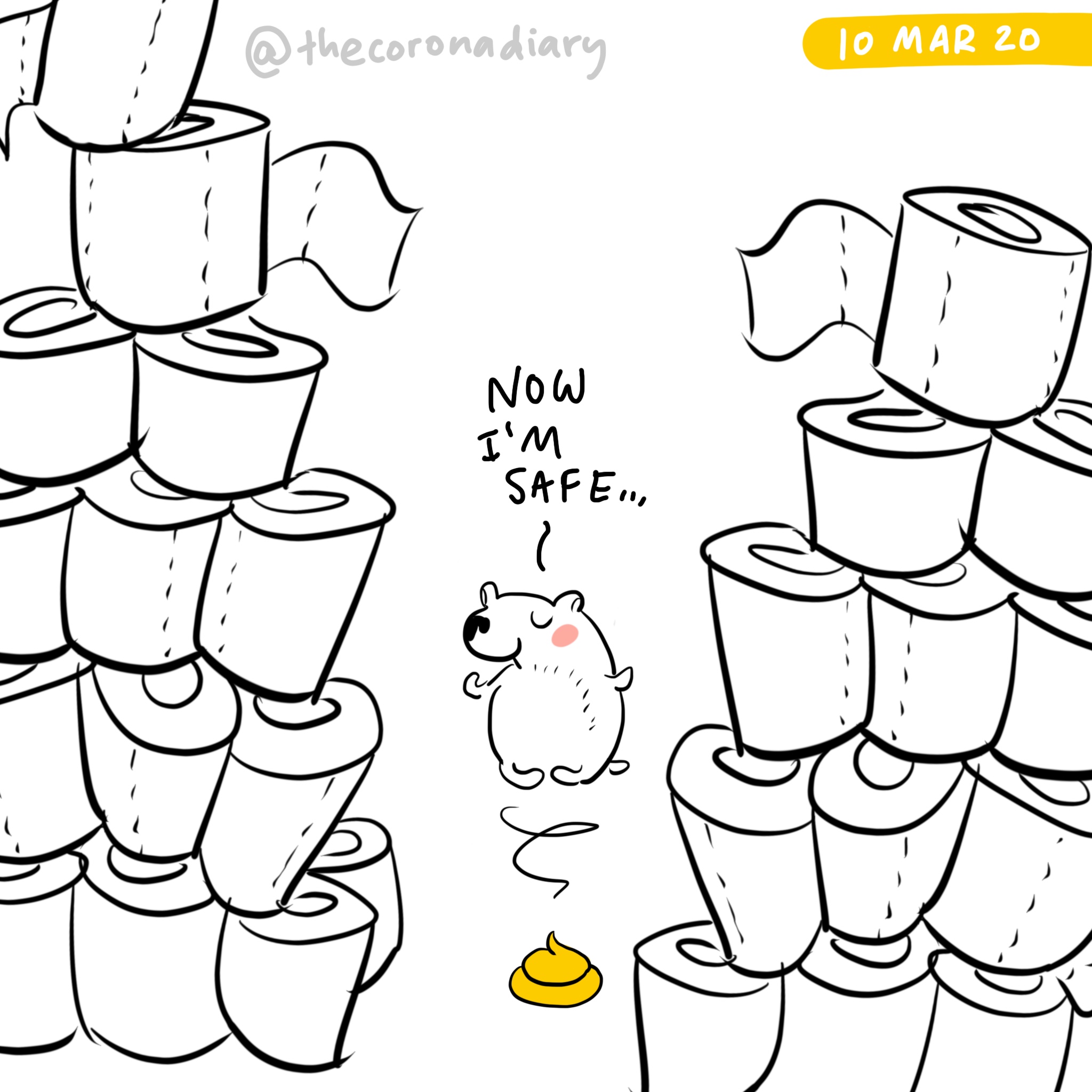 Now I’m safe…