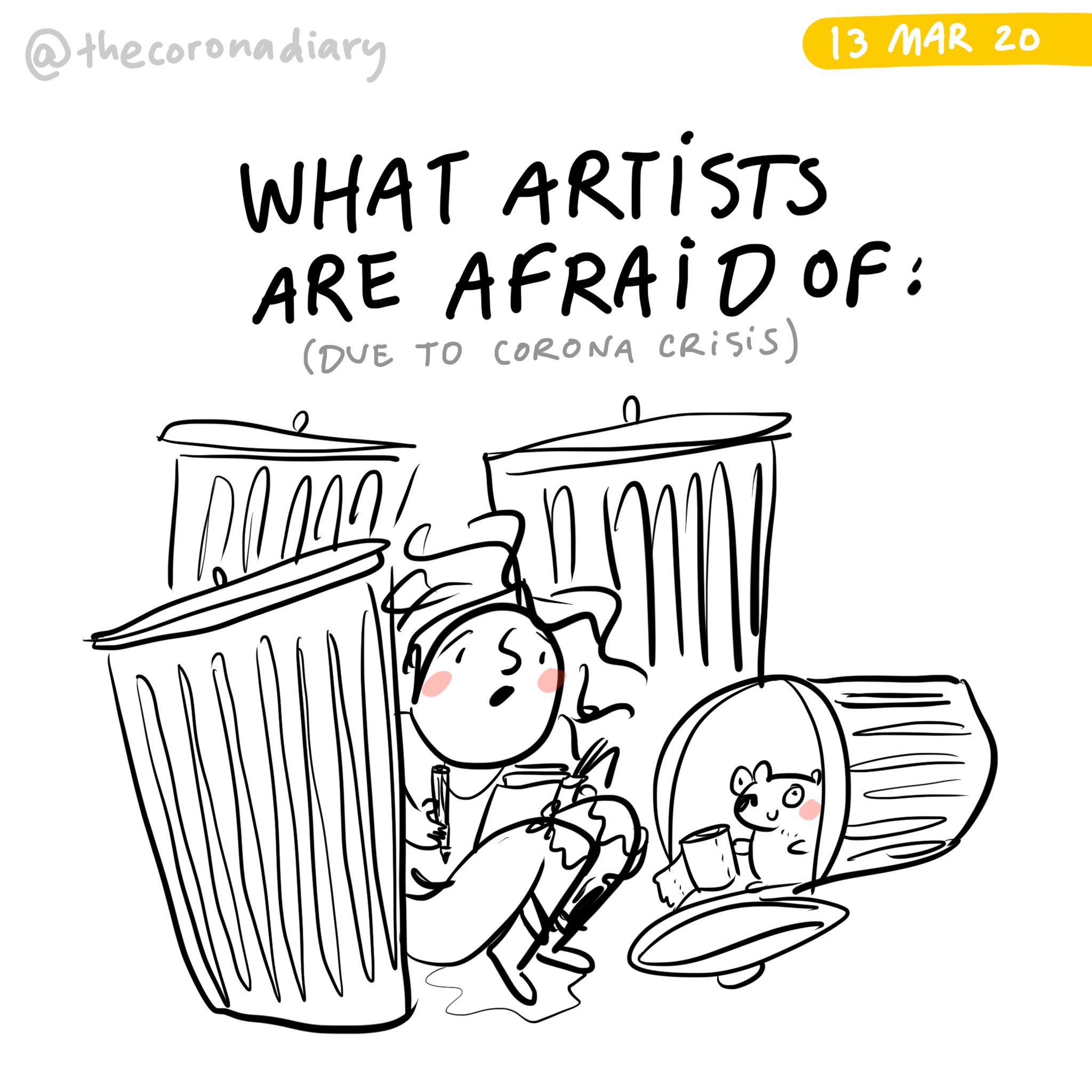 What artists are afraid of