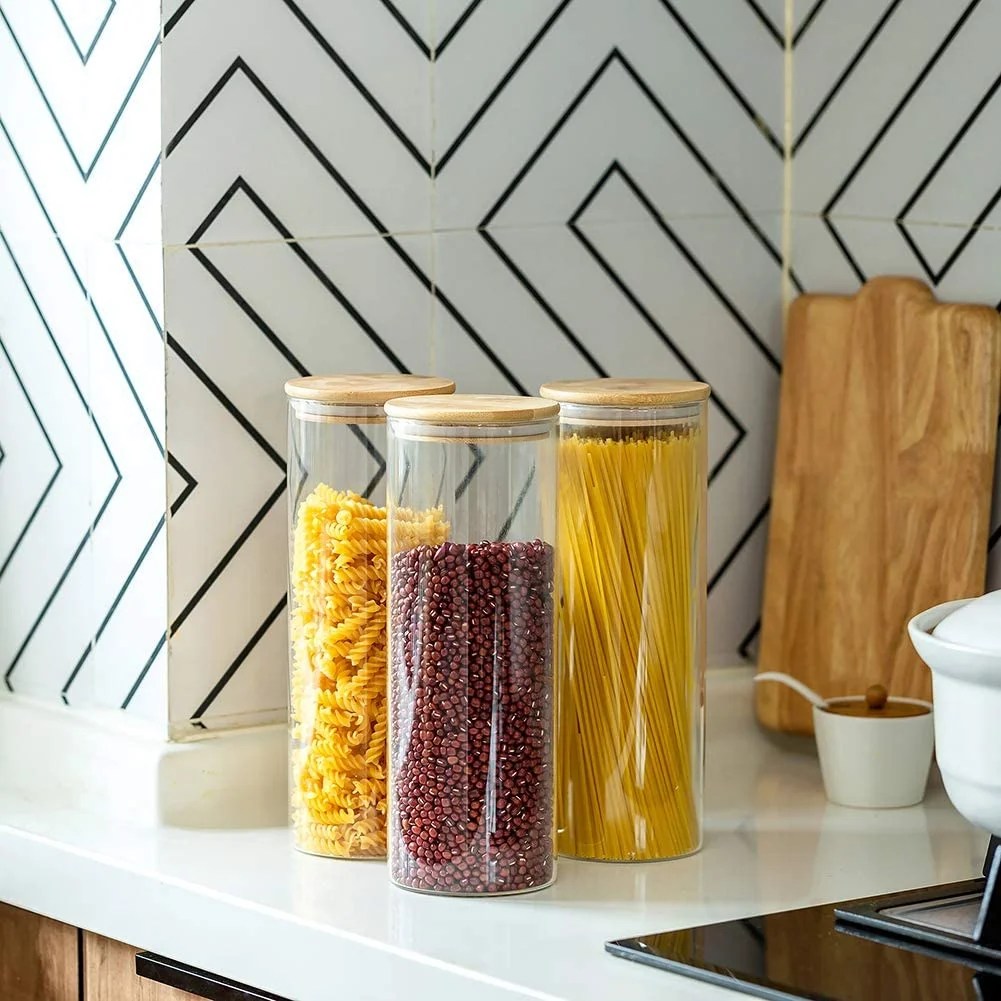 Glass Spaghetti Containers The Cosy Bedding Kenya