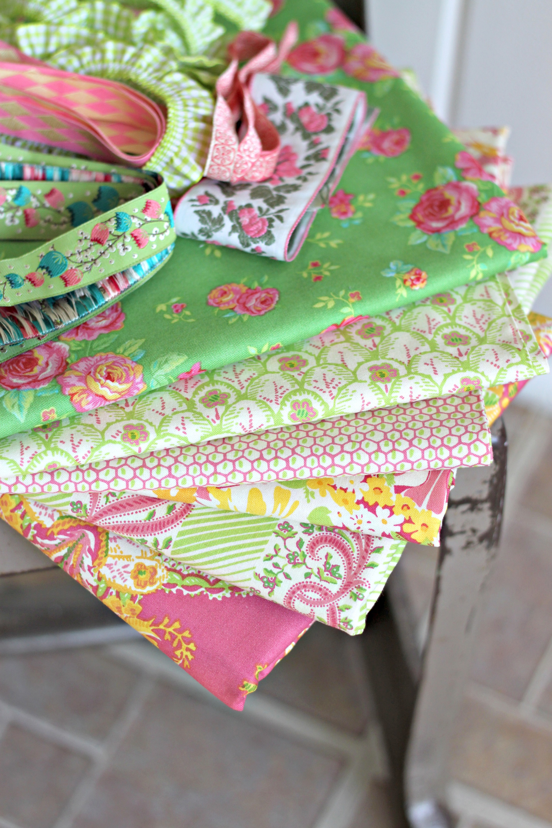 Fabric Destash Sale from The Cottage Mama. The
