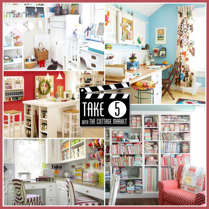 Take 5… Five Fabulous Craft Room Make-overs