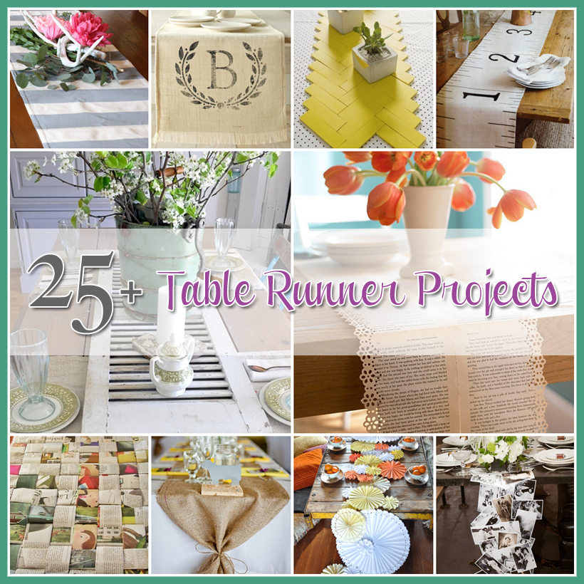 Table Runner Projects a Collection of 25+ DIY’s