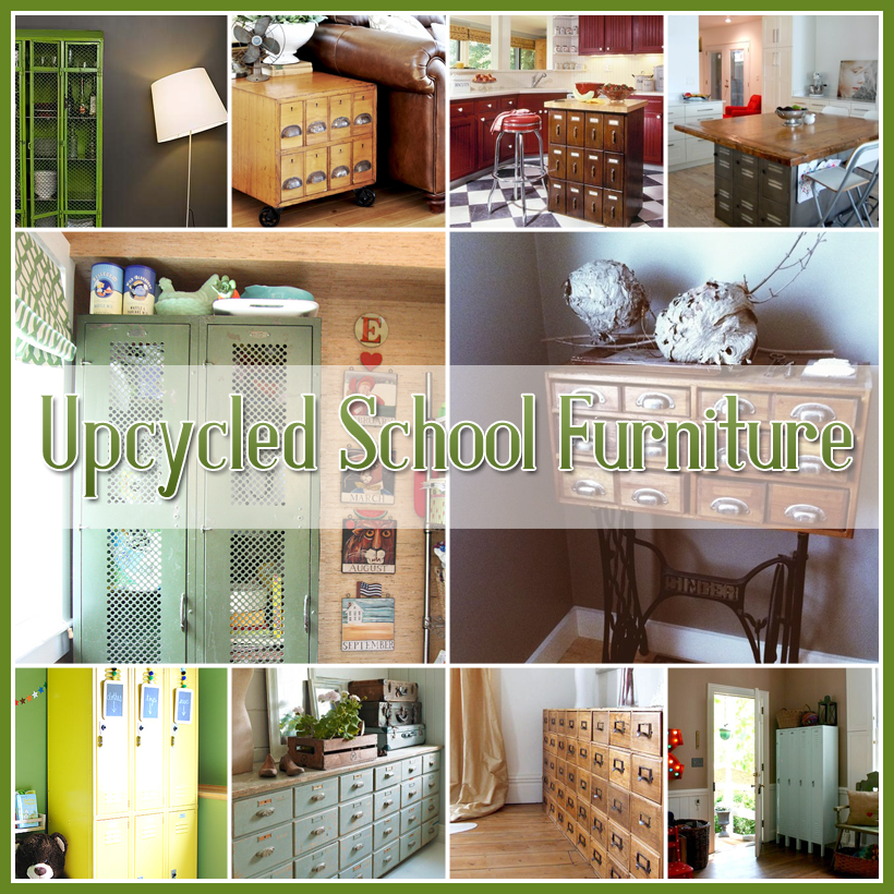 25 Upcycled School Furniture and Card Catalogs It’s SCHOOL TIME!