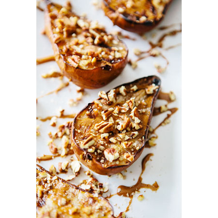 A House in the Hills...Grilled Pears with Cinnamon Drizzle