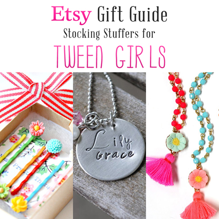 Etsy Gift Guide: Stocking Stuffers for Tween Girls