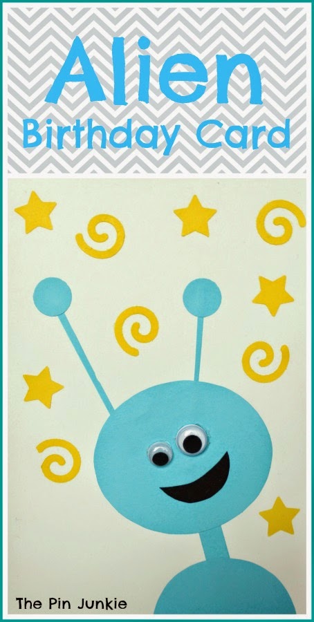 Alien Birthday Card DIY