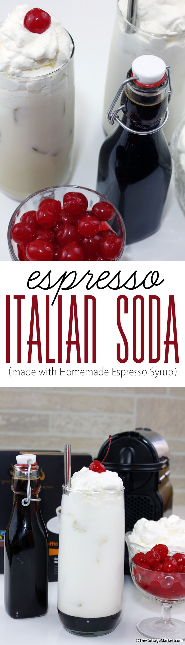 Espresso Italian Soda with Homemade Espresso Syrup The Cottage Market