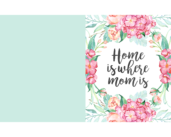 This cute quote on the Mother's Day printable is adorable.