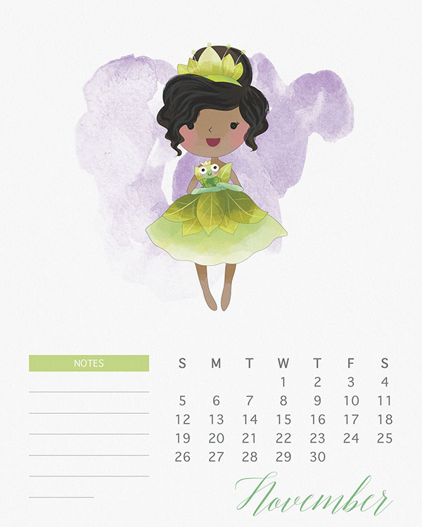 Formal calendar, November 2017
