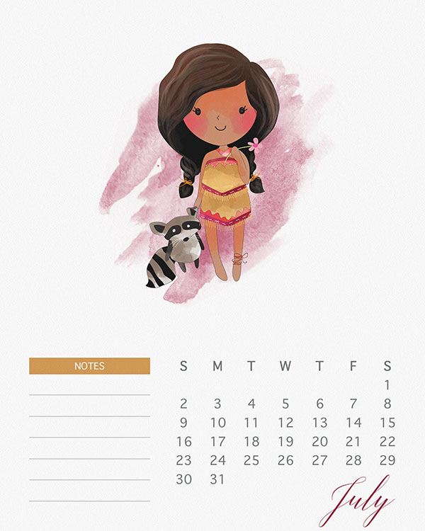 Calendar template