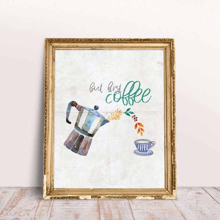 Free Printable Farmhouse Coffee and Tea Wall Art Collection - The ...